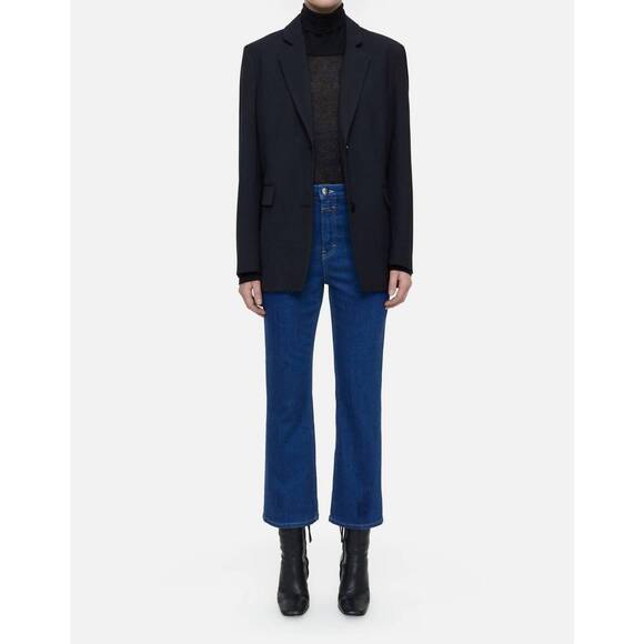 NEW CLOSED hi-sun high waisted crop jean in dark blue